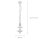 Pendelleuchte LYN Messing Ø30cm kürzbar Lampe