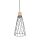 Pendelleuchte Schwarz Kiefer Ø 19 cm H: max. 180 cm GU10