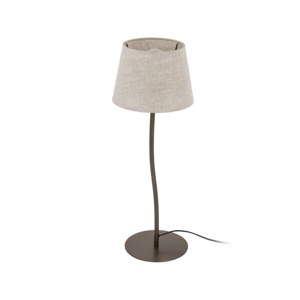 Lampe de table chambre denfant 37 cm métal tissu petit E27