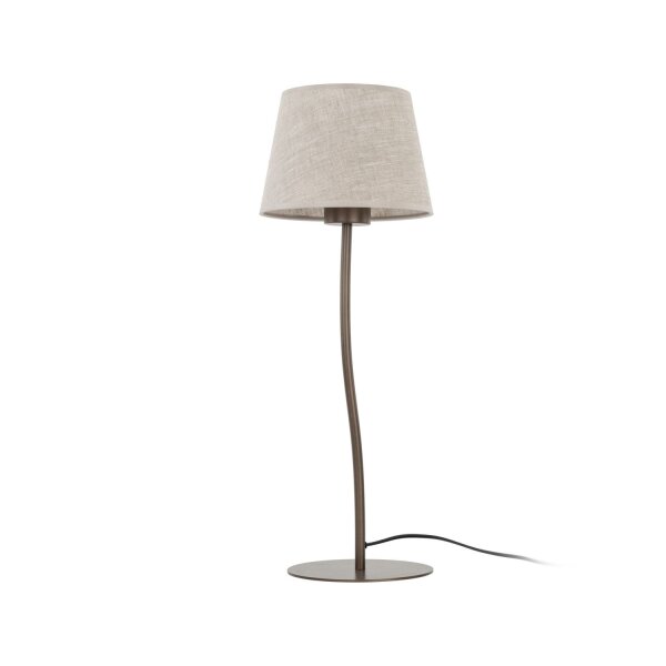 Lampe de table chambre denfant 37 cm métal tissu petit E27