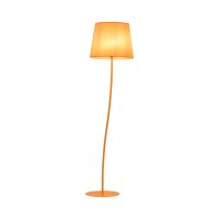 Stehleuchte Kinderzimmer Orange E27 150 cm klein Stoff...