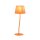 Kinderzimmerlampe Tisch Orange H: 37cm klein E27 Metall Stoff