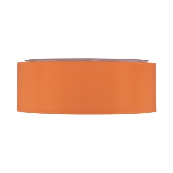 Lampe pour chambre denfant Tissu rond Ø 38 cm Orange 4x E27 Plafond