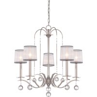 Lustre TAZIA en argent antique lampe à raccourcir