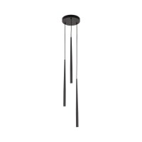 Pendelleuchte Schwarz &Oslash; 20 cm verstellbar G9 3-flammig