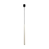 H&auml;ngelampe Metall &Oslash; 5,2 cm Schwarz Gold G9 h&ouml;henverstellbar