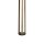 Lampe à suspendre métal Ø 5,2 cm noir or G9 réglable en hauteur