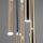 Hängelampe Schwarz Gold Ø 35 cm Metall höhenverstellbar