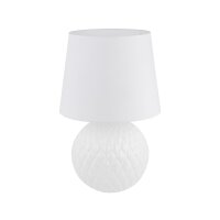 Lampe de table Blanc 60 cm de haut Ø 38 cm Verre...