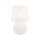 Lampe de table Blanc 60 cm de haut Ø 38 cm Verre Tissu DOLORES