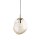 Lampe à suspendre verre fumé E27 L : 25 cm H : max. 175 cm
