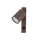 Wandspot Metall mit Schalter Braun GU10 verstellbar H: 22 cm