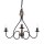 Lustre CANDELA 15 rouille brune &Oslash;55cm Lampe