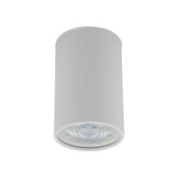 Deckenleuchte Wei&szlig; Metall GU10 &Oslash; 5 cm rund H: 8 cm klein
