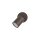 Plafonnier métal GU10 orientable Ø 12 cm petit brun LIDIA