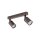 Deckenstrahler Metall Braun 39 cm klein GU10 2-flammig LIDIA