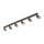 Deckenspot 127 cm lang 6-flammig Metall Braun GU10