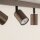 Deckenspot 127 cm lang 6-flammig Metall Braun GU10