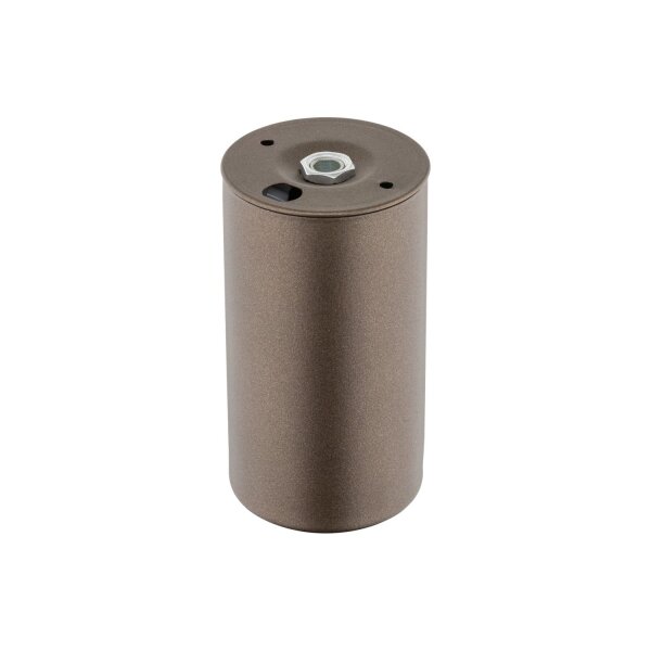 Deckenspot Braun Metall GU10 Ø 5 cm H: 8 cm Aufputz