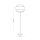 Stehlampe klein 159 cm E27 Bunt Stoff Jute Metall Wohnzimmer