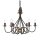 Kronleuchter CANDELA 15 Rostbraun Ø65cm Lampe