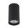 Deckenlampe Metall Schwarz GU10 Ø 5,5 cm H: 10 cm Aufputz