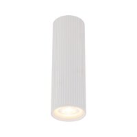 Spot Lampe Decke Wei&szlig; Metall GU10 &Oslash; 5,5 cm H: 17 cm Aufputz