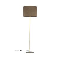 Stehleuchte Metall Stoff E27 160 cm Ø 50 cm in...