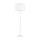 Lampadaire or blanc 160 cm en métal tissu E27 salon