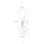Wandlampe USB-Ladefunktion Schalter GU10 + G9 Glas Metall
