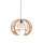 Hängeleuchte Holz Ø 46 cm H: max. 160 cm verstellbar E27