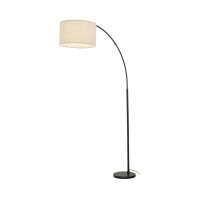 Luminaire en arc 200 cm réglable Tissu...