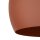 Lampe à suspendre métal ronde Ø 27 cm rouge réglable E27 boule rétro