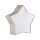 Lampe pour chambre denfant Lin 45 cm de long Étoile Blanc Beige 2x E27