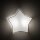 Lampe pour chambre denfant Lin 45 cm de long Étoile Blanc Beige 2x E27
