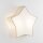 Lampe pour chambre denfant Lin 45 cm de long Étoile Blanc Beige 2x E27