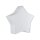 Lampe de chambre denfant Blanc Étoile L : 45 cm Tissu Blanc 2x E27 Plafond