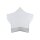 Lampe de chambre denfant Blanc Étoile L : 45 cm Tissu Blanc 2x E27 Plafond