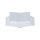 Lampe de chambre denfant Blanc Étoile L : 45 cm Tissu Blanc 2x E27 Plafond