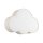 Deckenleuchte Kinderzimmer Leinen 4x E27 Beige Weiß Wolke