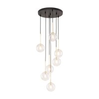 Suspension verre métal H : max. 97 cm...