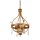 L&uuml;ster CAMELOT 10 in Gold &Oslash;34cm k&uuml;rzbar Lampe