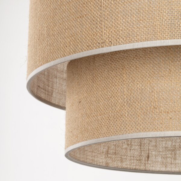 Boho Lampe à suspendre en jute Ø 50 cm rond E27 confortable GREET