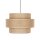 Boho Lampe à suspendre en jute Ø 50 cm rond E27 confortable GREET