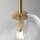 Suspension verre sphère Ø 12 cm étroit réglable en hauteur