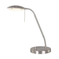 Lampe de bureau LED métal verre 46 cm 2700 K dimmable