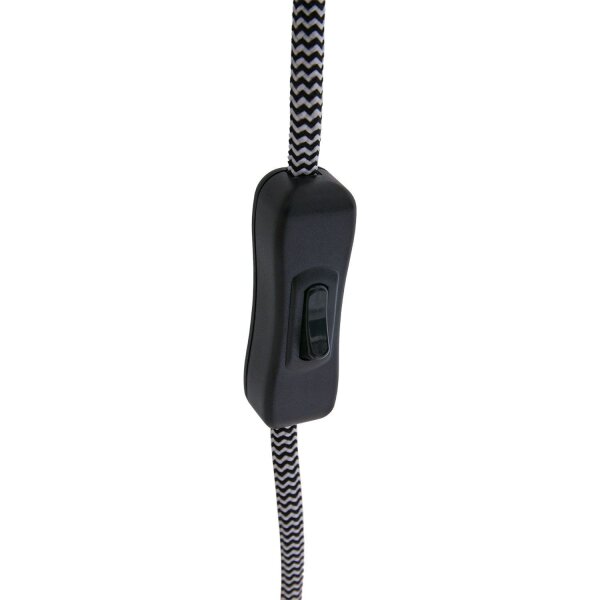 Wandstrahler mit Stecker Metall T:36 cm E27 beweglich