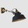 Wandstrahler mit Stecker Metall T:36 cm E27 beweglich