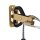 Wandstrahler mit Stecker Metall T:36 cm E27 beweglich