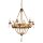 Lustre CAMELOT 10 or &Oslash;71cm raccourcissable Lampe